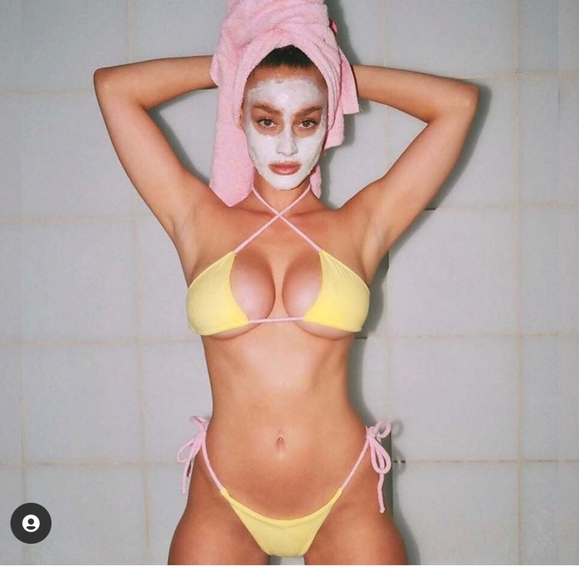 Nwt Heart of Sun tart lemon martini 70s bikini xs - Picture 3 of 11